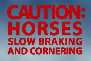 Caution: Horses